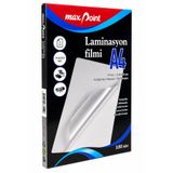 max point Laminasyon Filmi Parlak A4 75 Micron 100'lü