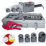 Max Pro Çift Residanslı 1800 W Makaslı Pprc Plastik Boru Kaynak Makinesi Çantalı Teflon