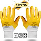 Max Safety NIT-400 Nitril Kaplama Sanayi İş Usta Eldiveni