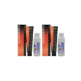 Max Style SPS858 Argan Keratin 2025/08.34 Açık Karamel 2x60 ml Saç Boyası+2x90 ml Oksidan