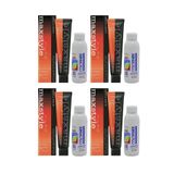Max Style SPS860 Argan Keratin 2025/08.34 Açık Karamel 4x60 ml Saç Boyası+4x90 ml Oksidan