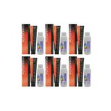 Max Style SPS874 Argan Keratin 2025/08.77 Altın Açık Kahve 6x60 ml Saç Boyası+6x90 ml Oksidan