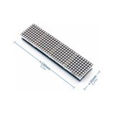 Max7219 4 Adet 8X8 64 Nokta Led Matrix Modul Dot Matrix 5V Ortak Katot Led Ekran Saat