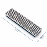 MAX7219 4lü Dot Matrix Modül 64 Nokta Led Ekran 5V 8x8 Matris