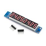 Max7219 8 Bit Hane Kırmızı 7 Segment Ekran 0.36 İnch Saat Seri Haberleşme Dijital Gösterge Display Alarm 8 Dijit Alfanümerik Rakam Zaman Sıra