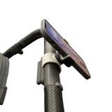 Maxby Arabası Telefon Tutacağı, Alışveriş Sepeti Telefon Tutacağı, Gidonlara Sağlam ve Güvenli Uyum - Telefonu Takmak/Çıkarmak için Tek Elle Çalıştırma - 360 Derece Döndürme - Tüm Telefon Tipleri için