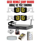 maxcam LG&MAXCAM 4 Kameralı Sistem- 5 MP Sony Lens Gece Renkli Araç Ve Yüz Tanımalı Ultra HD Kamera Sistemi