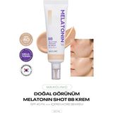 MAXCLINIC Melatonin İçeren Doğal Görünümlü Kore BB Kremi Melatonin Shot BB Cream