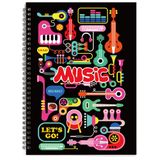 MAXCURY Boş Notalar Kompozisyon El Yazması Personel Kağıt Sanat Müzik Defter Siyah 100 Sayfa 26x19cm (Müzik Fabrikası)