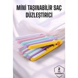 Maxdora 180°C Isı ve Uzun Süre Kalıcı Düzlük Sağlayan Mini Saç Düzleştirici - MX002U-7JQ9Z3 - Çok Renkli