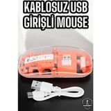 Maxdora Fare Mouse Çift Modlu Kablosuz Bağlantılı 2.4ghz Destekli - MX002U-7JPV21 - Çok Renkli