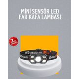 Maxdora Şarj Edilebilir LED Far Hareket Sensörlü 5 Modlu Outdoor - MX002U-7JKSJ0 - Çok Renkli