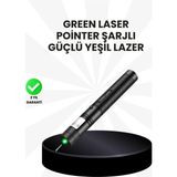 Maxdora Yüksek Güçlü Yeşil Lazer Pointer 5000MW Şarjlı - MX002U-7K1IS1 - Çok Renkli