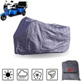 Maxdurable Arora Derya Xlt 48 3 Uyumlu Tekerlekli 3 Kişilik Elektrikli Motosiklet Motor Koruma Brandası