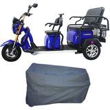 MaxDurable Arora Felix Plus 3 Tekerlekli Elektrikli 3 Kişilik Motor Brandası Su Geçirmez Motosiklet Örtüsü - Gri
