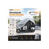 MaxDurable Arora Mini Felix 3K Motosiklet Brandası Su Geçirmez 4 Mevsim Boya Dostu Motor Brandası + TAŞIMA ÇANTALI