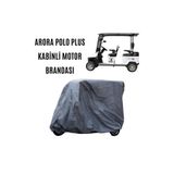 MaxDurable Arora Polo Plus 2025 Yeni Kasa 4 Tekerlekli Kabinli Motosiklet Brandası Su Geçirmez 4 Mevsim Boya Dostu Motor Brandası + TAŞIMA ÇANTALI