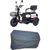 MaxDurable Arora TDR41Z Rüzgar 3 Tekerlekli Elektrikli 1 Kişilik Su Geçirmez Gri Motor Brandası