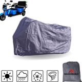 Maxdurable Arora Xlt48A Navara 3 Tekerlekli 3 Kişilik Motor Brandası Su Geçirmez Motosiklet Örtüsü