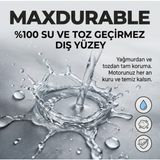 MaxDurable Bajaj Pulsar 200RS Motosiklet Brandası Su Geçirmez 4 Mevsim Boya Dostu Motor Brandası + Taşıma Çantalı