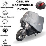 MaxDurable Bmw R 1250 RT Topcasesiz Miflonlu Su Geçirmez UV Korumalı Motor Brandası