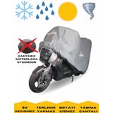 MaxDurable Kuba Apricot 125 Çantasız Motorlara Uygun Su Geçirmez Motosiklet Brandası