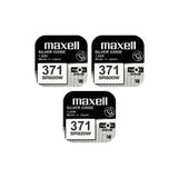 Maxell 371 Sr920sw 1.55v Saat Pili %100 Orijinal 3 Adet Güncel 2028