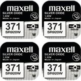 Maxell 371 SR920SW 1.55V Saat Pili 4 Adet - 4'lü