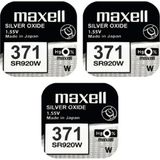 Maxell 371 SR920SW 3 Adet Saat Pili