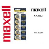 Maxell Cr2032 3V Lıthıum Pıl - 3V Lityum Para Pili Saat Pili Dugme Pil 5 Adet