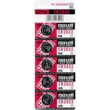 Maxell CR2032 3V Lityum Düğme Pil 5'li Paket - 1 Adet