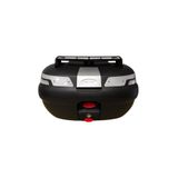 Maxem Motosiklet Arka Çanta SL 45 Litre Sırt Dayama ve Üst Bagaj Full Set Şeffaf Ref