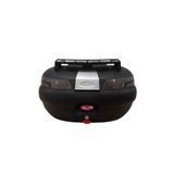 Maxem Motosiklet Arka Çanta SL 45 Litre Sırt Dayama ve Üst Bagaj Full Set Siyah Ref