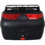 Maxem Motosiklet Arka Çantası Black 40 Litre Topcase Motor Çanta Full Sl-40 - Siyah - Tek Ebat