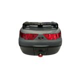 Maxem Motosiklet Arka Çantası Gray 40 Litre Topcase Motor Çanta Full SL-40
