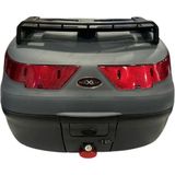 Maxem Motosiklet Arka Çantası Gri 40 Litre Topcase Motor Çanta Full Sl-40 - Tek Beden