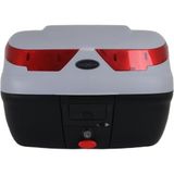 Maxem Motosiklet Arka Çantası Gri 40 Litre Topcase Motor Çanta SL-40 - Tek Beden