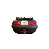 Maxem SL-45 lt Motosiklet Arka Çanta Üst Bagaj ve Sırt Dayamalı Full 45 Litre Motor Çantası