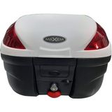 Maxem SL35 Beyaz Motosiklet Arka Çanta 35 Litre Kapasite ile Dayanıklı ve Kullanışlı
