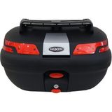 Maxem SL45 Full Siyah Motosiklet Arka Çanta 45 Lt Su Geçirmez Tasarım ve Güvenli Kilit Sistemi