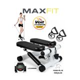 MAXFIT Multi Stepper, Çift Amortisörlü Direnç Kayışlı, Dijital Göstergeli Ev Egzersiz Aleti, Beyaz