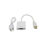 Maxgo 2003 HDMI To VGA Dönüştürücü Çevirici Kablo Adaptör Görüntü Ses Destekli