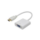 Maxgo 2094 Görüntü Projeksiyon HDMI To VGA Kablo Çevirici Dönüştürücü Adaptör