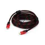 Maxgo 2097 HDMI Kablo 5 Metre 3D 4K Full HD Siyah-Kırmızı Dayanıklı Tasarım