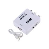 MAXGO 2120 Rca To Hdmi Tos Av Çevirici Dönüştürücü Converter 1080p Tv Tüplü Televizyon Scart Av Vide