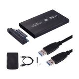 Maxgo 2126S 5 GBPS+Kılıf+Siyah Aluminyum SSD 2.5 inç USB 3.0 Sata HDD Kutusu