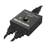 Maxgo 2162 2 Port Çift Yönlü HDMI Switch Splitter Altın Kaplama Bağlantı ile Metal Gövde
