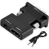 Maxgo 2163 Ses Destekli HDMI to VGA Kablo Çevirici Dönüştürücü Uyumlu Cihazlar İçin