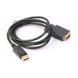 Maxgo 3001 Display Port To VGA Kablo Display VGA Dp To VGA 1.8m Displayport Erkek VGA Erkek Kablo 1.8 Metre Çevirici Dönüştürücü Adaptör