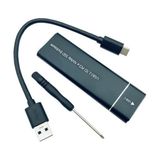 Maxgo 3003 USB 3.1 Type C PCI-E Express M.2 NVMe SSD Kutusu Harici M-Key Hard Disk Alüminyum Siyah